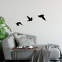 Wallity Accesorio Decorativo de Pared de Metal Negro 477 | Elegante y Moderno para Hogar | 15x13cm, 21x9cm, 20x14cm
